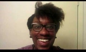Natural Hair: Coconut Oil and Water Twist Out 4b/4c