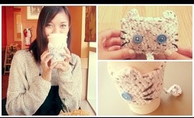 DIY ✂ Crochet Cat Cup Cozy | enchantelle