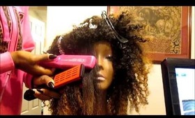 How To Straigten Kinky Curly Hair