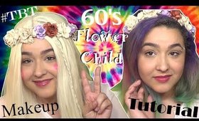 #TBT 60'2 Flower Child/ Hippie Makeup Tutorial (NoBlandMakeup)