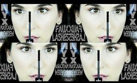 NYX FAUX LASHES FIBER INFUSED MASCARA REVIEW