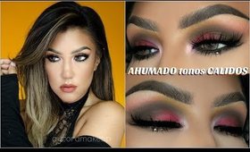 Ahumado tonos CALIDOS / Soft Smkey eye Warm tones | auroramakeup