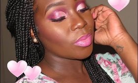 Bold Cut Crease Valentines Day look 2