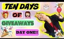 Ten Days of Giveaways: Day one || Sassysamey