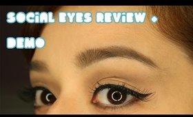 Social eyes haul, review & demo + giveaway??