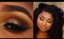 Neutral Glitter Glam - Glossy lips makeup tutorial - Queenii Rozenblad
