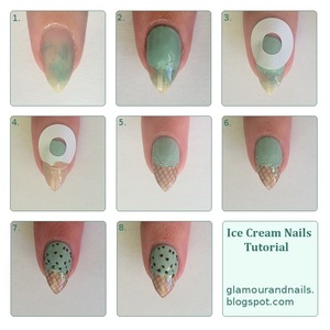 Check out glamourandnails.blogspot.com for a more detailed tutorial!
