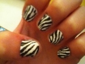 Zebra nails!