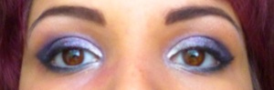 Purple Crystal Eye Makeup
