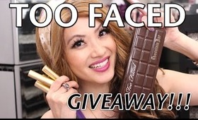 GIVEAWAY| TOO FACED Win $200 in Goodies!!!  --3 WINNERS TOTAL