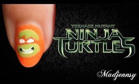 Teenage Mutant Ninja Turtles Nail Art (Flat & Easy!)