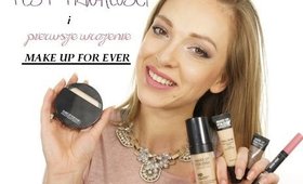 DUŻY TEST TRWAŁOŚCI NA ŻYWO MUFE Make Up For Ever - HD ,aqua brow itd