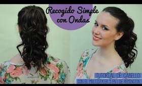 Tutorial de Cabello: Recogido simple con Ondas