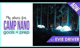 Camp NaNo Goals + Prep (April 2018)