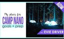 Camp NaNo Goals + Prep (April 2018)