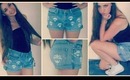 DIY: Vintage Print Shorts