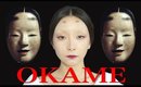 【Halloween】麻呂眉おかめメイク☆Japanese Mask "OKAME" Makeup