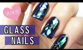 DIY Shattered Glass Nails