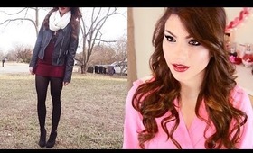 Get Ready With Me: Valentines Day! ♥ {Full Makeup, Hair & Outfit}