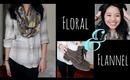 OOTD: Floral and Flannel