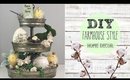 DIY FARMHOUSE DECOR | HOW TO STYLE TIERED TRAYS