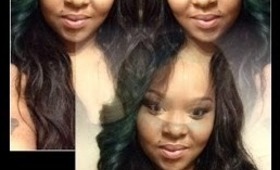 First Look | Turquoise Hunter Green | Half Wig/ Fall
