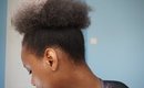 Hair | Easy Fluffy Afro Puff Tutorial