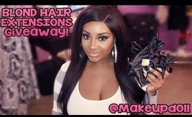 Giveaway |  Win 3 bundles of Mayvenn 613 Blond Hair Extensions!