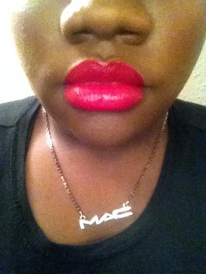 All Fired Up Lipstick with Viva Glam Rihanna 