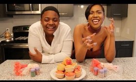 COUPLE CUPCAKE CHALLENGE | #LOVEMONTH !