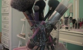 DIY: Chanel Inspired Brush Holder!