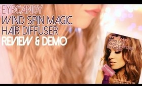 WISHTREND.COM KOREAN EYECANDY WIND SPIN MAGIC HAIR DIFFUSER REVIEW AND DEMO