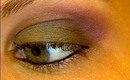 Eye Look: Green + Purple Eyes♥