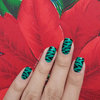 Tropical Zebra Print Nails