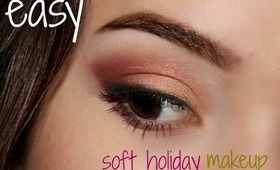 Easy Soft Holiday Makeup