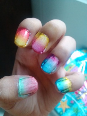 My non-finished nails 