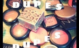 ♡High End BLUSH DUPES: Drugstore Blushes, Tarte, Mac, NARS♡