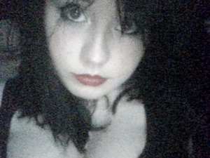 My 'Burlesque' make-up. Taken with my webcam, sorry about bad quality.