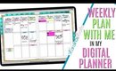 How i'm Setting up my Weekly PLAN WITH ME in my DIGITAL PLANNER, KKprintables Digital Planner iPad