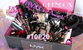 NYX Face Awards Polska  ♥ open box top20 ♥ 2018  ♥ PaulinaShow