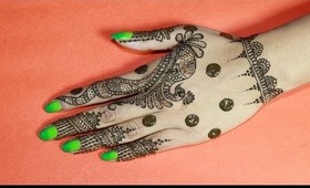 How To Draw Unqiue & Simple Henna Design : Best Mehndi Designs 2014 : LEARN HENNA STEP BY STEP