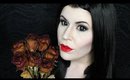 Morticia Addams Makeup Tutorial: Halloween Day 21