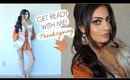 Get Ready With Me: Thanksgiving Makeup, Hair, Outfit!