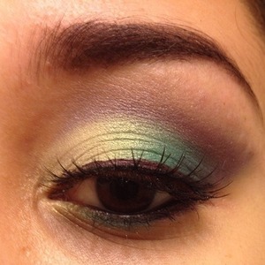 Don't know what made me put together green and purple but it came out good :)