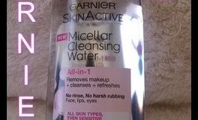GARNIER MICELLAR CLEANSING WATER EXPERIENCE! SAY WHAT?!!