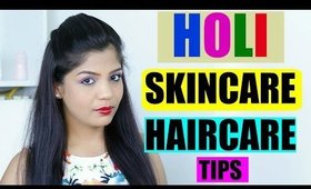 Holi Skin Care And Hair Care Tips | SuperPrincessjo