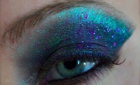 Oil Spill Nebula Cosmic Space Makeup Tutorial