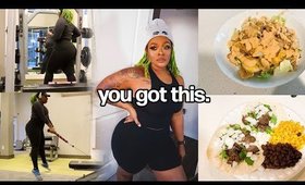 WHAT I EAT IN A DAY | Plus Size Workout Motivation and Overcoming Emotional Eating