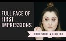 Full Face First Impressions | Drugstore and High End
