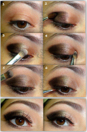 Step by step instructions, more pictures, and products used: http://rachelshuchat.blogspot.ca/2012/07/half-smokey-tutorial.html